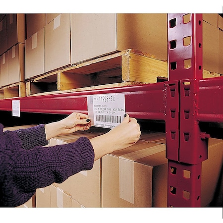 Aigner Index 2 x 3-1/2 Label Holders, Clear, Full Self Adhering, 50PK SS32